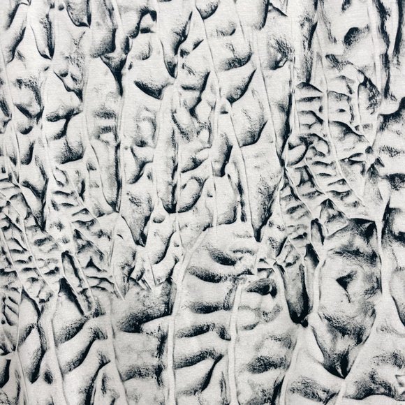 Helmut Lang Twist Knot Jersey Knit Strata Skirt Abstract Print (S) - Picture 8 of 8